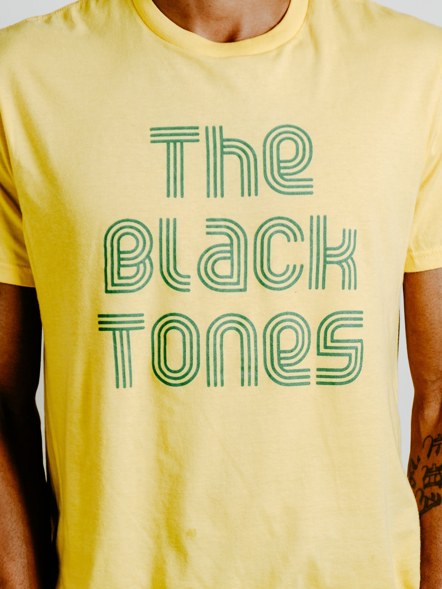 Tee Shirt: Logo Yellow/Green